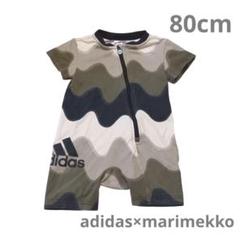 adidas marimekko ロンパース　新品未使用　タグ付き adidas アディダス ベビーウェア ロンパース マリメッコ 女の子
