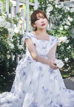 herlipto Amboise Gathered Flare Dress