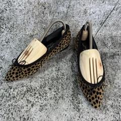 ルタロン フラットパンプス レオパード