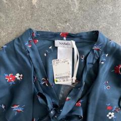 17 MaxMara マックスアンドコー max&co　フリル 花柄　ブラウス