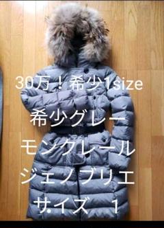美品30万 希少グレー!国内正規 モンクレール ジェノブリエ 希少サイズ1