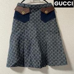 中古・古着通販】GUCCI (グッチ) GGジャカードウールスカート