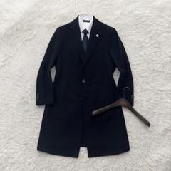 <美品>LARDINI ネイビー ウール チェスターコート サイズ52 lardini-ch_nv3.jpg