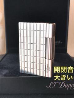 開閉音あり　高音　デュポン　ガスライター　シルバー　銀　ヘアライン　ライン２ デュポン ライター ライン2 良い音｜Yahoo!フリマ（旧PayPayフリマ）