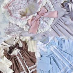 完成品ハンドメイド♡90cmアリス風うさ耳セーラーワンピース 完成品ハンドメイド♡90cmアリス風うさ耳セーラーワンピース