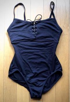 美品 Mirella ブラック レースアップ レオタード S ミレラ