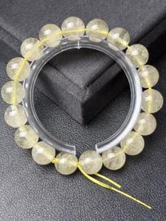 A38-3-11 リビアングラス ブレスレット 11mm 16cm 27.6g