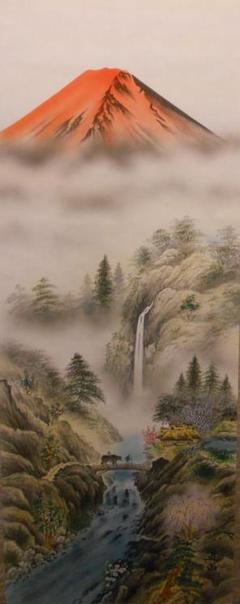 掛け軸 山本遊山 九星盛運図 絹本 希少 軸装 茶道具 掛軸 美品 です。 掛け軸 山本遊山 九星盛運図 絹本 希少 軸装 茶道具 掛軸 美品