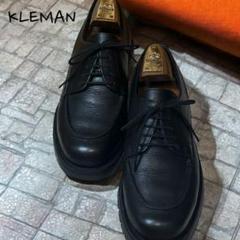 極美品　KLEMAN FRODAN レザーUチップシューズ　ブラック　39