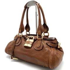 極美品⭐︎【Chloé】パディントン⭐︎ パープル ハンドバッグ⭐︎人気！ クロエ(Chloe) パディントン(PADDINGTON) 中古 ハンドバッグ