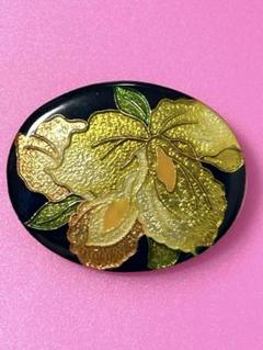 ヴィンテージブローチ 七宝焼 花 フラワー アンティークゴールド 珊瑚 天然石② ヴィンテージ ブローチ 花モチーフ リーフ 蝶々 木の実 パール