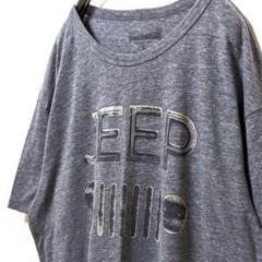 ジープスピリット ロゴ Tシャツ グレー 灰色 L 古着