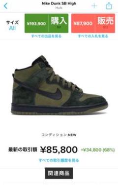 nike dunk high pro sb “hulk”