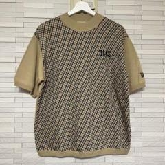 新品 DAKS GOLF ダックス ゴルフ ニット ハウスチェック 半袖 日本製のサムネイル