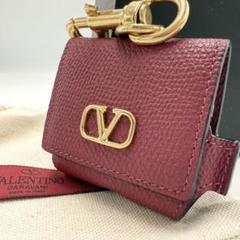 希少/未使用✨ヴァレンティノ AirPodsケース　イヤホン ピンク 金　Vロゴのサムネイル