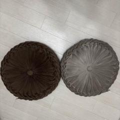 【美品】円形クッション　アダル　MANA CASA 座布団