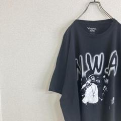 【ゆるだぼ】ヴィンテージモード　NWA プリントTシャツ　黒　XXXL