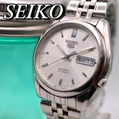 SEIKO デイデイト シルバー 自動巻 ラウンド メンズ腕時計 1177
