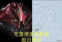 RG サザビー用蛍光水転写式デカール2枚新品未使用送料無料