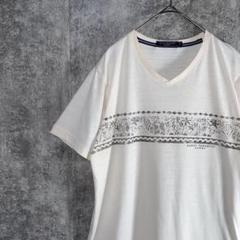 KANSAI YAMAMOTO VネックTシャツ アイボリー　メンズトップス　M