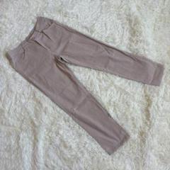 【eur3】レーヨン混 ベージュテーパードパンツ（15）ストレッチ イトキン