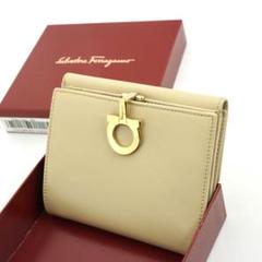 ✨未使用に近い・箱付き✨　Ferragamo ミニ財布　ガンチーニクロジャー FERRAGAMO フェラガモ 財布 三つ折り財布 ミニ財布 コンパクト