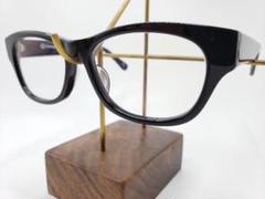 Onimegane 度なしクリアレンズ ウェリントン 伊達眼鏡 オニメガネ 黒色