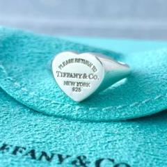 TIFFANY オールド ティファニー　ハート シグネット リング K14 TIFFANY オールド ティファニーハート シグネット リング K14