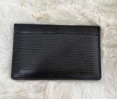 LOUIS VUITTON ルイヴィトン エピ カードケース ノワール 黒