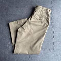 70s古着】アメリカ軍USMC ノータックワイドストレートチノパンツ
