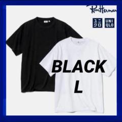【新品】ユニクロ　Ronherman コラボTシャツ ブラック　黒　Lサイズのサムネイル