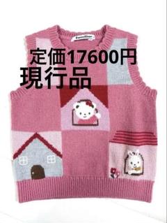 【現行品】ファミリア　ニット　ベスト　80 トップス　定価17600円