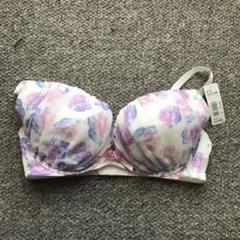 ブラジャー E75 花柄 パステル