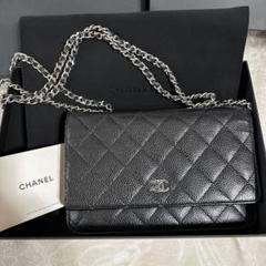 【極美品】CHANEL キャビアスキン チェーンウォレット　最最終値下げのサムネイル