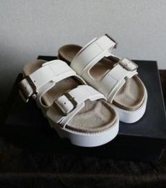 【SALE】 MAISON SPECIAL メルカリ - トラックソール 厚底 サンダル ¥24,200 靴
