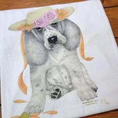 90s USA製 TULTEX 犬 わんちゃん アニマル柄 Tシャツ