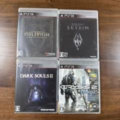 PS3 ゲーム (オブリビオン, スカイリム, ダークソウル2, クライシス2)