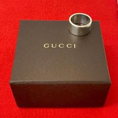極 美品 グッチ G ロゴ カットアウト リング シルバー925 指輪 19号