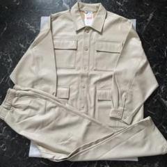 ファティーグ レザー セットアップ オーバーサイズ IVORY