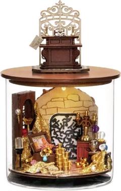 DIY 木製 マジック　ミニチュア ドールハウス 手作り インテリア クリスマス