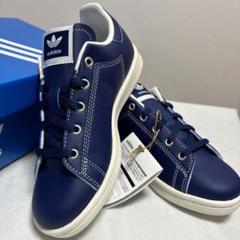 19cm　アディダス　スタンスミス　C IG0572 スニーカー　キッズ　ブルー