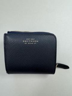ゴールデンウーバー　　SMYTHSON 二つ折り財布 黒 王室御用達箱付き ゴールデンウーバー様専用 SMYTHSON 二つ折り財布 黒 王室御用達