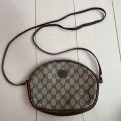 GUCCI オールドグッチ GGスプリーム レザー ショルダーバッグ 斜め掛け