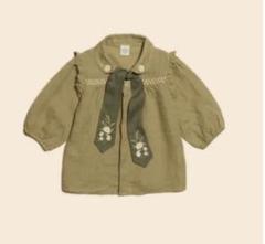 apolina sally blouse 7-9y 新品 ネクタイ　ブラウス apolina sally blouse 7-9y 新品 ネクタイ ブラウス - メルカリ