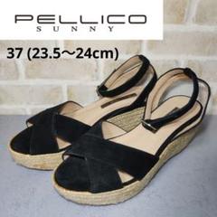 2025年最新】ペリーコ PELLICO サンダル 37 レディース 美品 黒