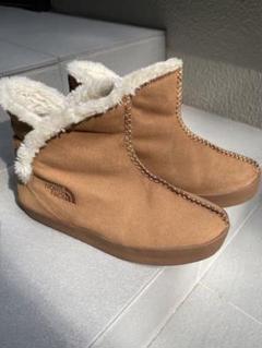THE NORTH FACE キャメル ファー付きショートブーツ