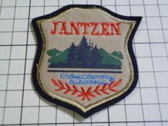 JANTZEN ワッペン 刺繍/約75×約78mm 当時物
