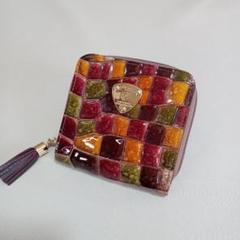 【美品✨】 アタオ メリヴィトロ 二つ折り財布 タッセル ラウンドファスナー 美品】 アタオ メリヴィトロ 二つ折り財布 タッセル ラウンド