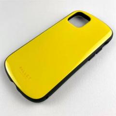 iPhone12mini 耐衝撃 イエロー 黄 シンプル お洒落 薄型 シェル型