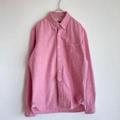 チャオパニック ダンガリーシャツ M 胸ポケット レイヤード風 綿100 メンズ